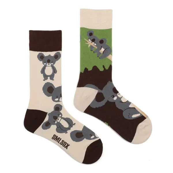 Unisex socks with animal patterns and middle tube thickness - ZL03 / EUR36-43
