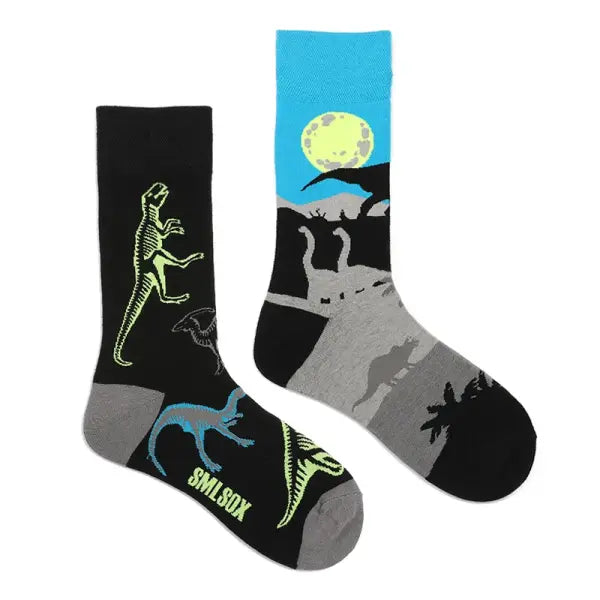 Unisex socks with animal patterns and middle tube thickness - ZL08 / EUR36-43