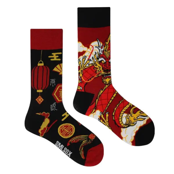 Unisex socks with animal patterns and middle tube thickness - ZL119 / EUR36-43