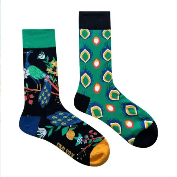 Unisex socks with animal patterns and middle tube thickness - ZL125 / EUR36-43