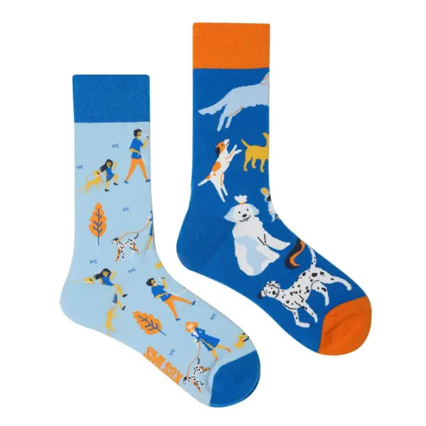 Unisex socks with animal patterns and middle tube thickness - ZL91 / EUR36-43