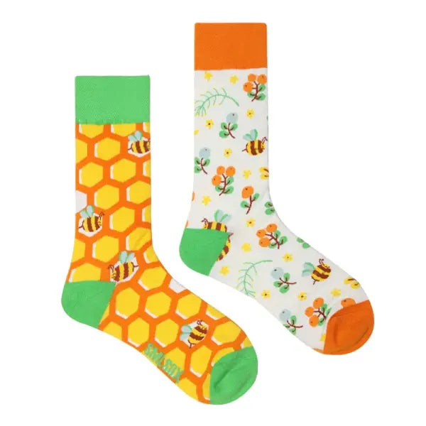 Unisex socks with animal patterns and middle tube thickness - ZL85 / EUR36-43
