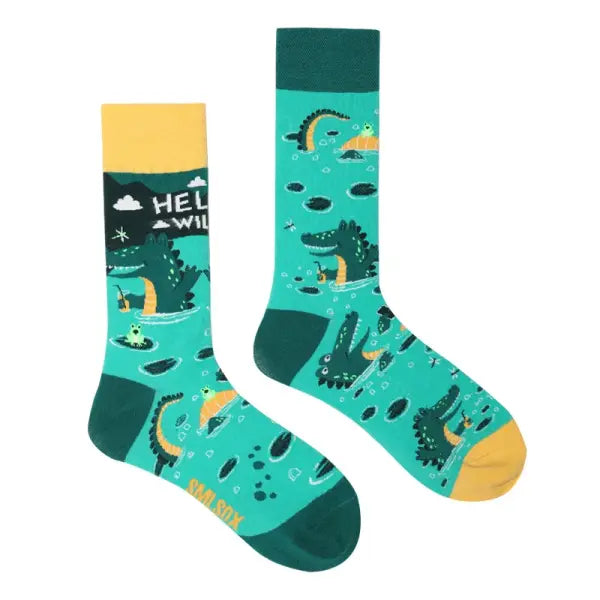 Unisex socks with animal patterns and middle tube thickness - ZL79 / EUR36-43