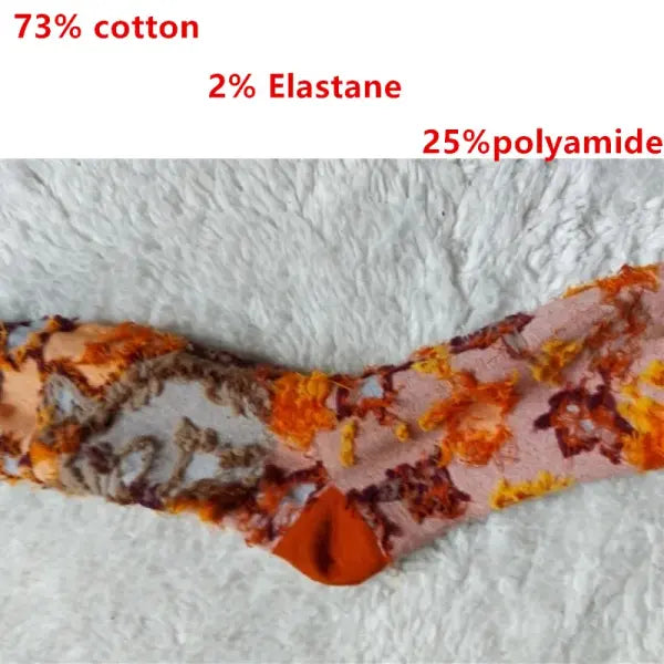 Unisex socks with animal patterns and middle tube thickness