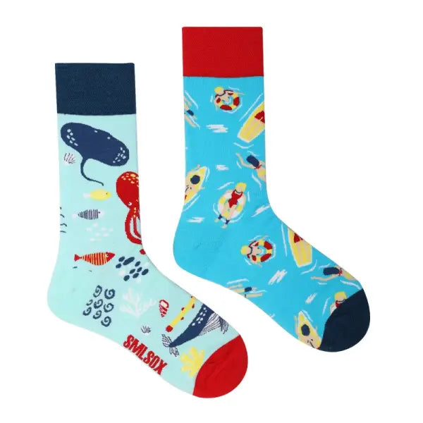 Unisex socks with animal patterns and middle tube thickness - ZL13 / EUR36-43