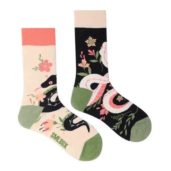 Unisex socks with animal patterns and middle tube thickness - ZL133 / EUR36-43