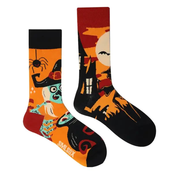 Unisex socks with animal patterns and middle tube thickness - ZL121 / EUR36-43