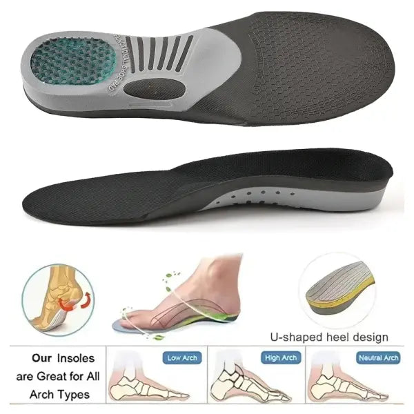 Arch Support Gel Athletic Running Insoles EVA Pain Relief