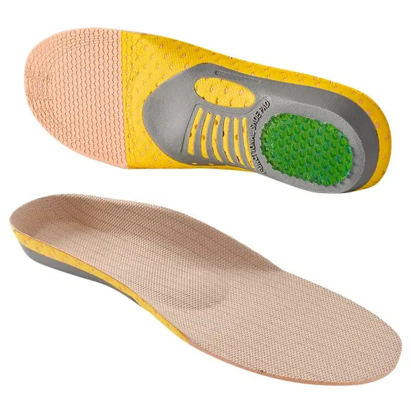 Arch Support Gel Athletic Running Insoles EVA Pain Relief - Gray / L (EU41-46)