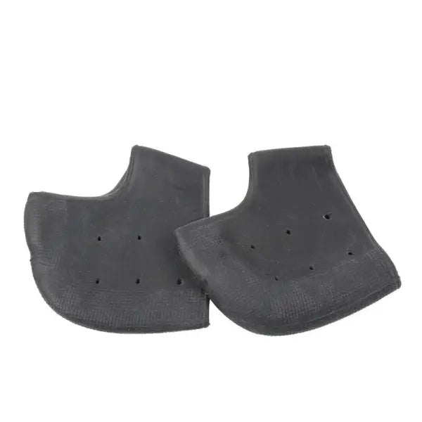1 Pair Silicone Gel Heel Socks: Anti-Cracking Moisturizing Liners for Deep Foot Care - Black