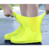 1 Pair Silicone WaterProof Shoe Covers Lip-resistant Rubber Rain Boot Rain Gear Overshoes Accessories for Outdoor Rainy