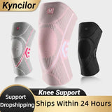 Compression Knee Support Sleeve – Professional Anti-Slip Silicone Brace for Knee Stability & Pain Relief