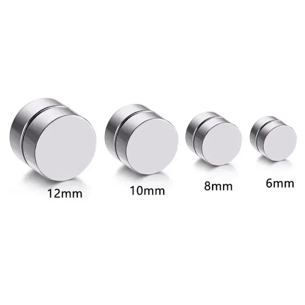 1 Piece Mens Women Strong Magnet Magnetic therapy Health Ear Stud Non Piercing Earrings Fake Earrings Gift Punk Jewelry