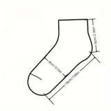 10/15/20/30/40/Pairs Heart Print Socks Valentine’s Day Candy Colored Ankle Socks Women’s Stockings & Hosiery