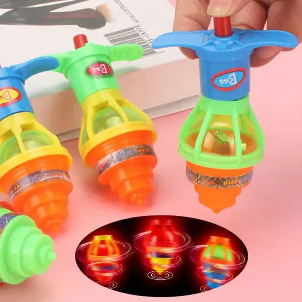 10-20pcs Glow-in-the-Dark Rotating Gyro: Kids’ Birthday Party Favors & Classroom Prizes