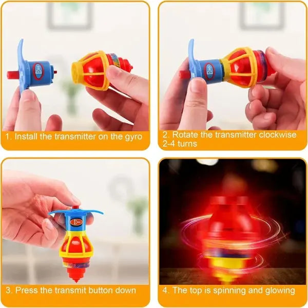 10-20pcs Glow-in-the-Dark Rotating Gyro: Kids’ Birthday Party Favors & Classroom Prizes