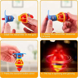 10-20pcs Glow-in-the-Dark Rotating Gyro: Kids’ Birthday Party Favors & Classroom Prizes