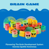 10/30PCS Rainbow Magic Spring Round Toys Gradient Fingertip Coil Fun Children’s Toys Party Gifts