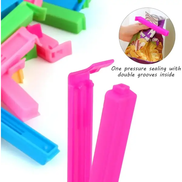 10 or 5pcs Portable Kitchen Storage Food Bag Clips