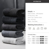 10 Pair Men’s Bamboo Fiber Business Casual Dress Socks