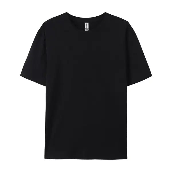 100% Cotton Unisex Short Sleeve T-Shirt – Casual Soft Summer Tee Fashion Trend Top Customizable - Black / L