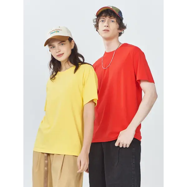 100% Cotton Unisex Short Sleeve T-Shirt – Casual Soft Summer Tee Fashion Trend Top Customizable