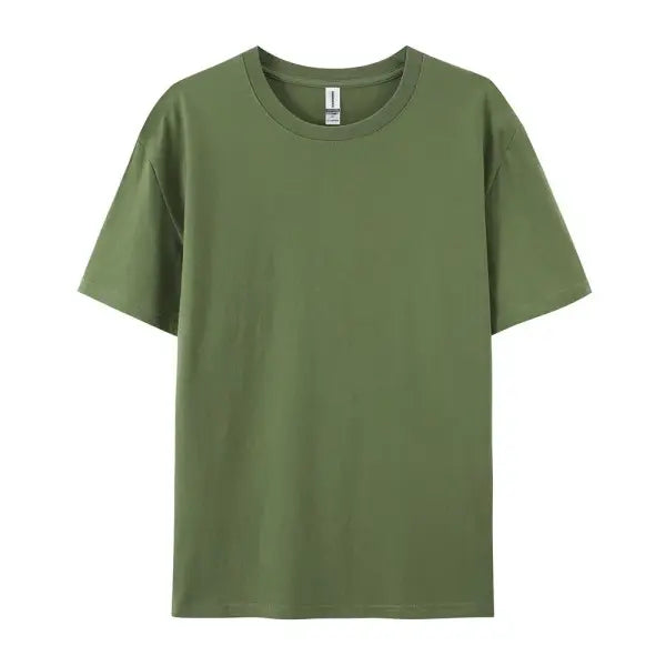 100% Cotton Unisex Short Sleeve T-Shirt – Casual Soft Summer Tee Fashion Trend Top Customizable - Dark Green / XXL