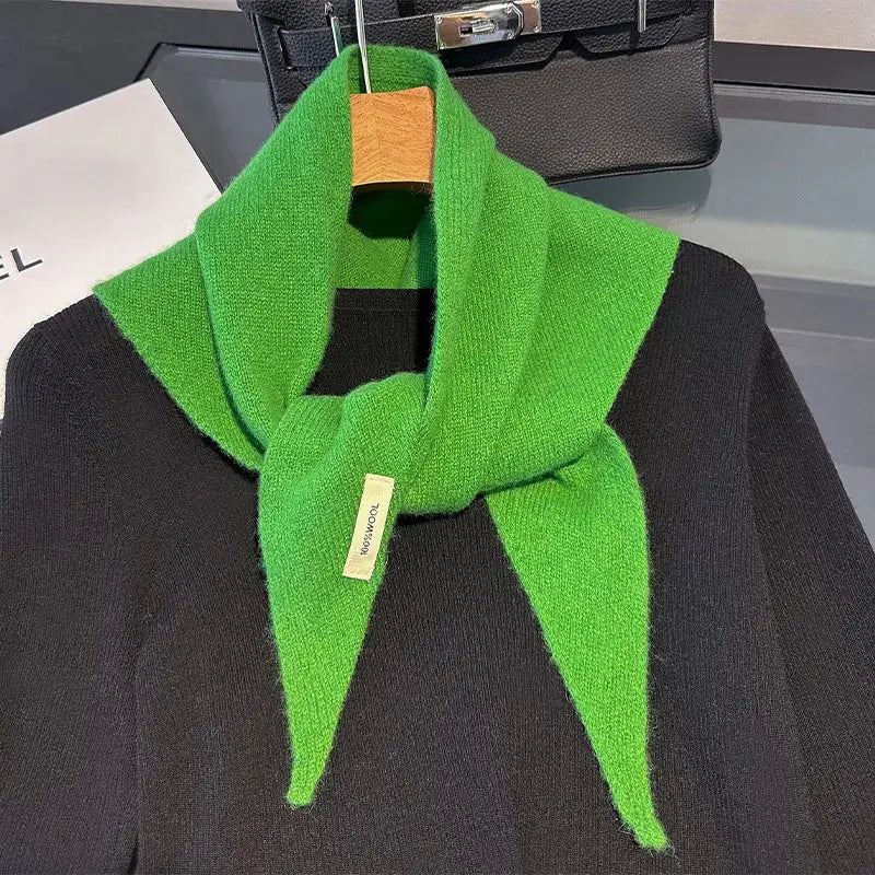 Wool winter scarf solid cashmere wrap for outdoor warmth - DB031-11 / 60x130cm / China Mainland