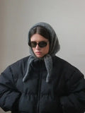 Wool winter scarf solid cashmere wrap for outdoor warmth
