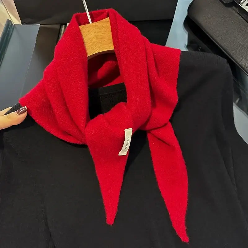 Wool winter scarf solid cashmere wrap for outdoor warmth - DB031-07 / 60x130cm / China Mainland