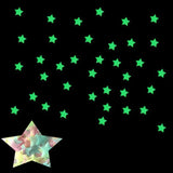 100pcs Glow in the Dark Stars: Luminous Fluorescent Wall Stickers for Kids’ Ceiling & Room Decor - MULTI