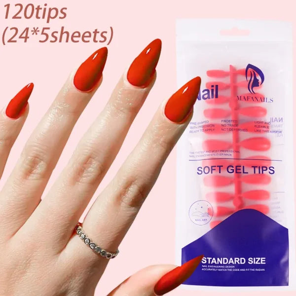 100pcs Light Pink Press-On Nails – Short/Medium Square Full Cover Fake Nail Tips in 10 Sizes for Finger - TD226-S1