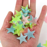 100Pcs/Set Stars Luminous Wall Stickers Glow In The Dark For Kids Baby Room Decoration Decals Colorful Star Home DIY