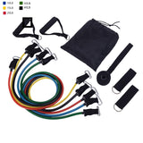 Resistance Band Set with Soft Foam Handles and Ankle Straps