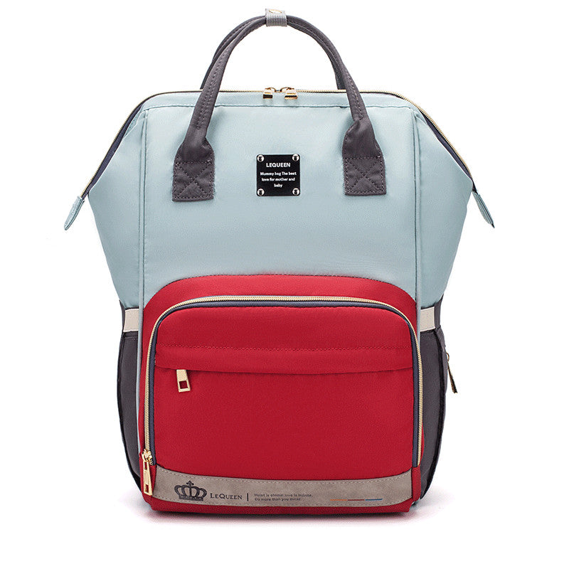 Mummy Maternity Bag - Blue red