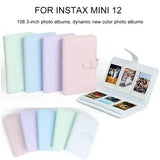 108 Pockets PU Leather Photo Album for Fujifilm Instax Mini 12 3-inch Film Storage Case