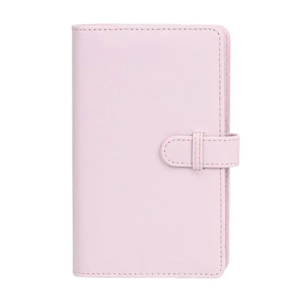 108 Pockets PU Leather Photo Album for Fujifilm Instax Mini 12 3-inch Film Storage Case - Pink