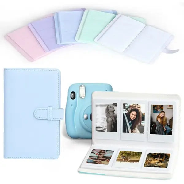108 Pockets PU Leather Photo Album for Fujifilm Instax Mini 12 3-inch Film Storage Case
