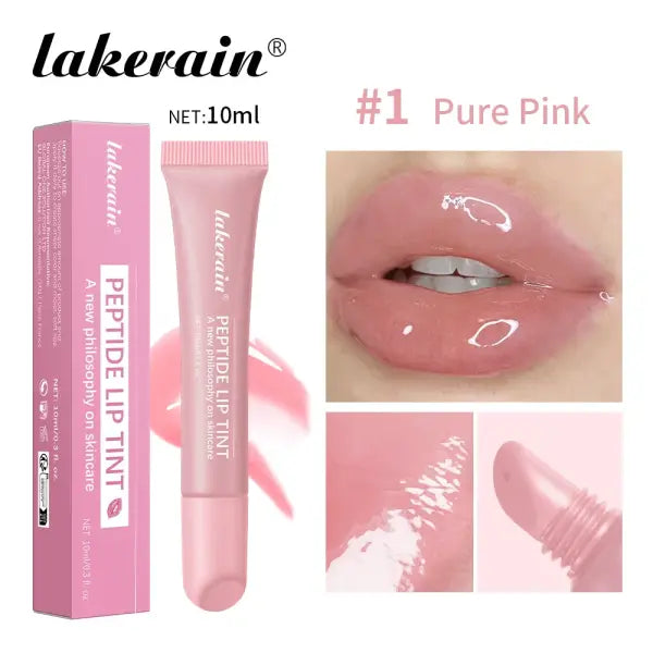 10ml Mirror Lip Glaze Moisturizes Jelly Lip Enrichment Oil Lasting Water Light Glass Lip Oil Remove Line Lip Protection
