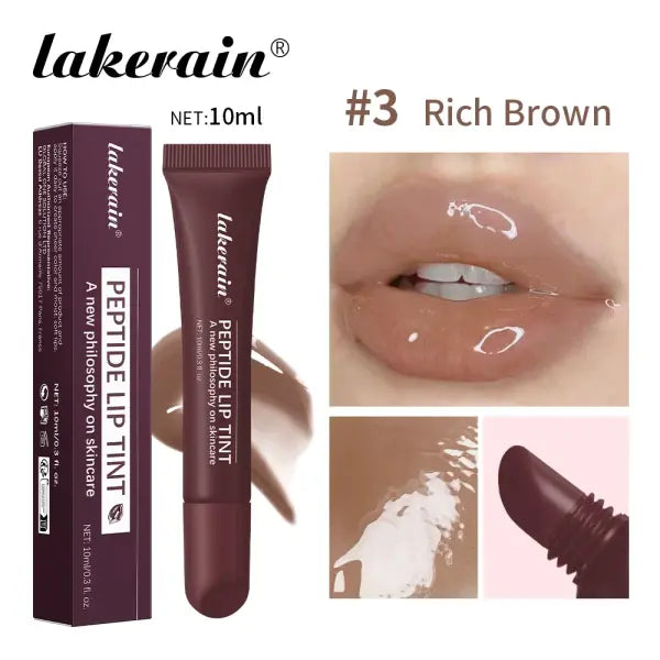 10ml Mirror Lip Glaze Moisturizes Jelly Lip Enrichment Oil Lasting Water Light Glass Lip Oil Remove Line Lip Protection