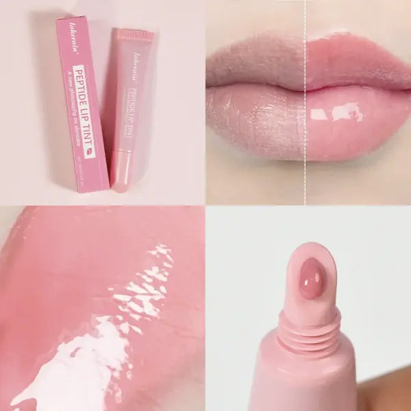10ml Mirror Lip Glaze Moisturizes Jelly Lip Enrichment Oil Lasting Water Light Glass Lip Oil Remove Line Lip Protection
