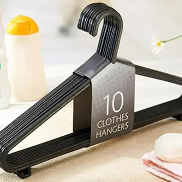 10pcs Adult PlasticsClothe Hanging Rack Clothing Hanger Non-Slip Dry Portable Household Clothe DressOrganizer Closet