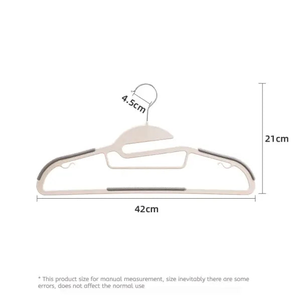 10Pcs Multifunctional Wet & Dry Hangers Non-Slip Household Wardrobe Clothes Organizer