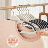 10Pcs Multifunctional Wet & Dry Hangers Non-Slip Household Wardrobe Clothes Organizer