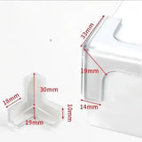 10PCS Clear Furniture Corner Protectors – Soft Anti-Collision Pads for Coffee Tables & Living Room Safety
