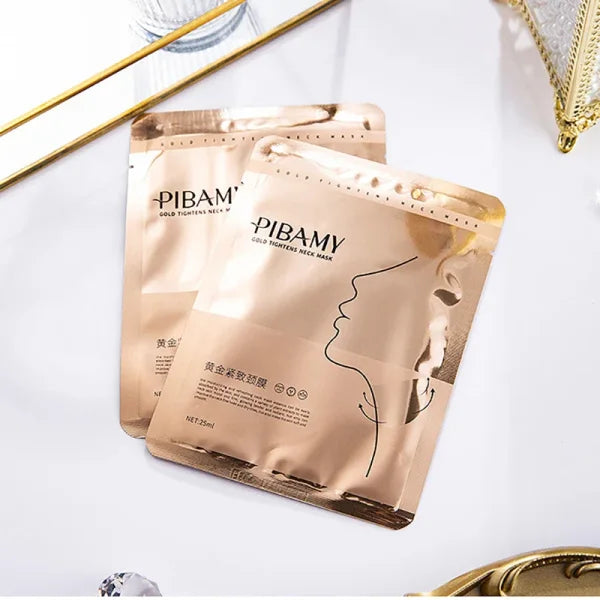 Gold Firming Neck Mask with Centella Asiatica Extract for Moisturizing - Himpall