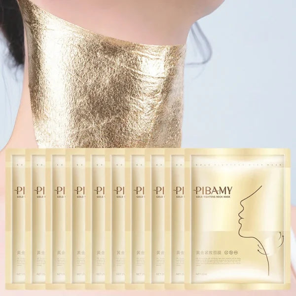 Gold Firming Neck Mask with Centella Asiatica Extract for Moisturizing - Himpall