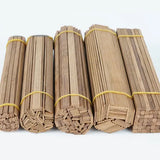 10pcs Bamboo Wood DIY Craft Strips: Model Building Material for Mini Furniture & Lanterns