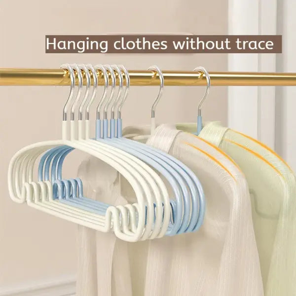 10PCS Simple Clothes Hanger Non Slip Dormitory Household Clothes Hanging to Prevent Clothes Deformation Clothes Storage