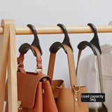10pcs Widen Connection Hooks: Space-Saving Hanger Extenders for Handbags Scarves & Hats